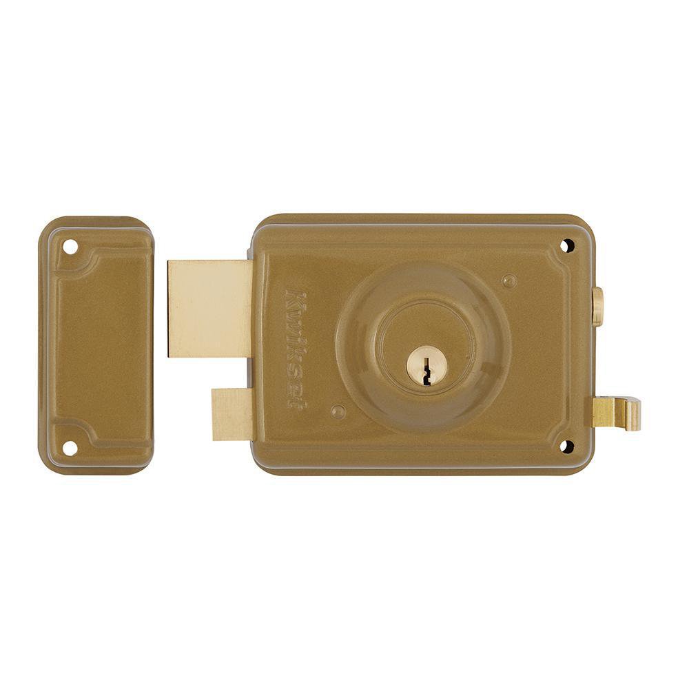 Cerradura Rimlock Llave-Mariposa Gris Izquierda 60mm