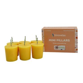 Veladoras-Mini-Pillars-de-Citronela-6-Pzas---Sinovelas