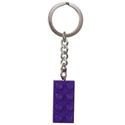 Keychain-2X4-Stud-Purple---Lego