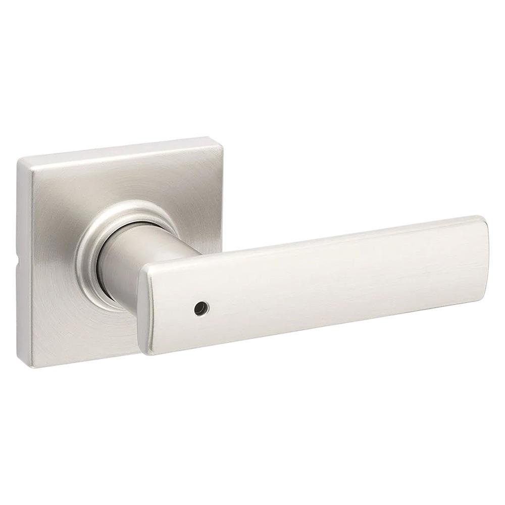Cerradura Manija para Baño Acabado Níquel Bretton Cerradura de Manija Cuadrada Bretton par…