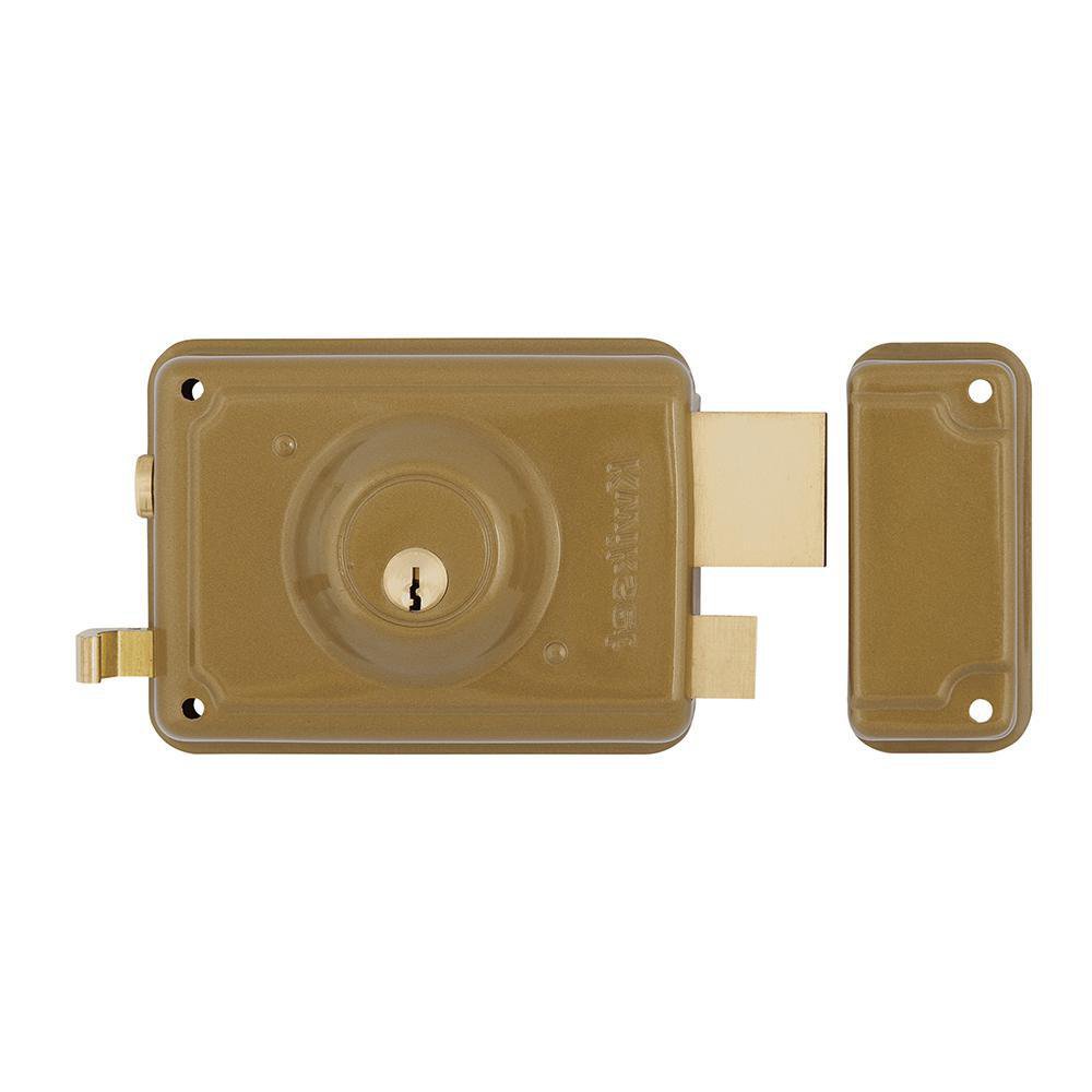 Cerradura Rimlock Llave-Mariposa Gris Derecha 60mm