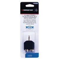 Adapter-3.5-Mm-Stereo-Plug-To-Dual-Rca---Monster-Cable