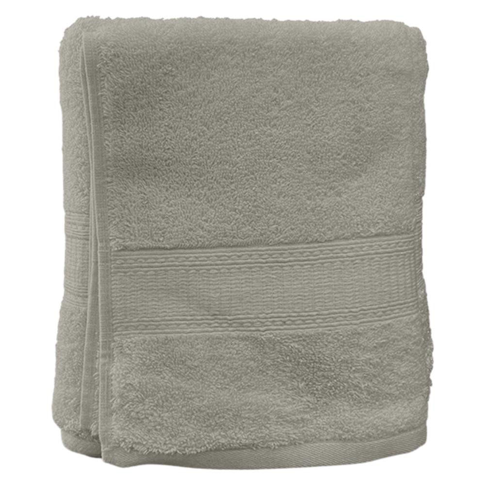 Set de Toallas de Mano y Baño de Algodón 40 x 76 cm Color Gris 2 Piezas
