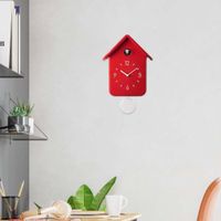 Reloj Cuco Con Péndulo Rojo 24.8 x 12 x 39 Cm -  Guzzini
