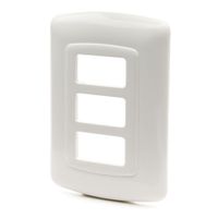 Placa De 3 Módulos Magic - Bticino Varios Colores