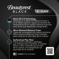 Colchón Black C-Class - Simmons Varios Tamaños