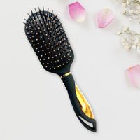 Cepillo para Cabello Negro y Dorado