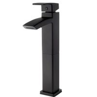 Grifo Lavamanos Venturi Mezcladora Monocomando Alto Negro Mate - Pfister