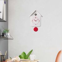 Reloj Cuco Con Péndulo Blanco 24.8 x 12 x 39 Cm -  Guzzini