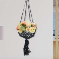 Maceta-Colgante-Decorativa-De-Algodon-Negra-105-Cm---Concepts