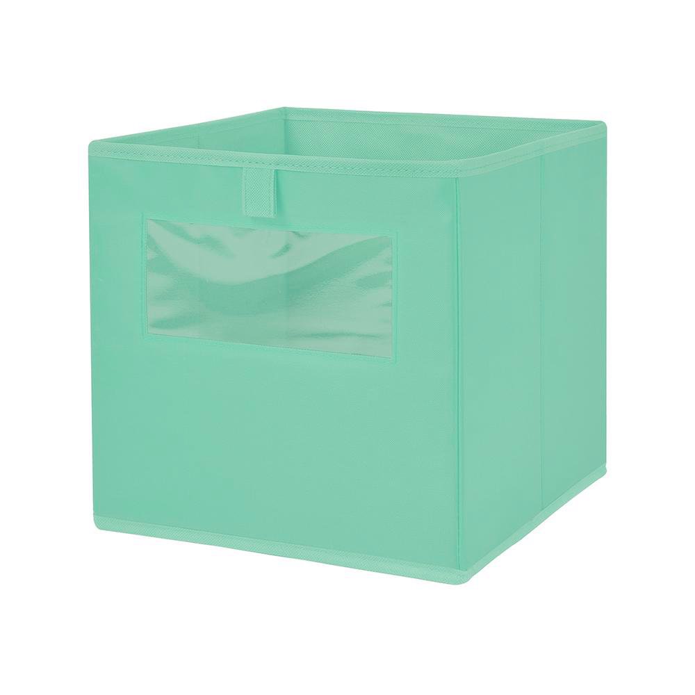 Caja Organizadora Cuadrada Color Verde Claro Caja Organizadora Color Verde Claro
