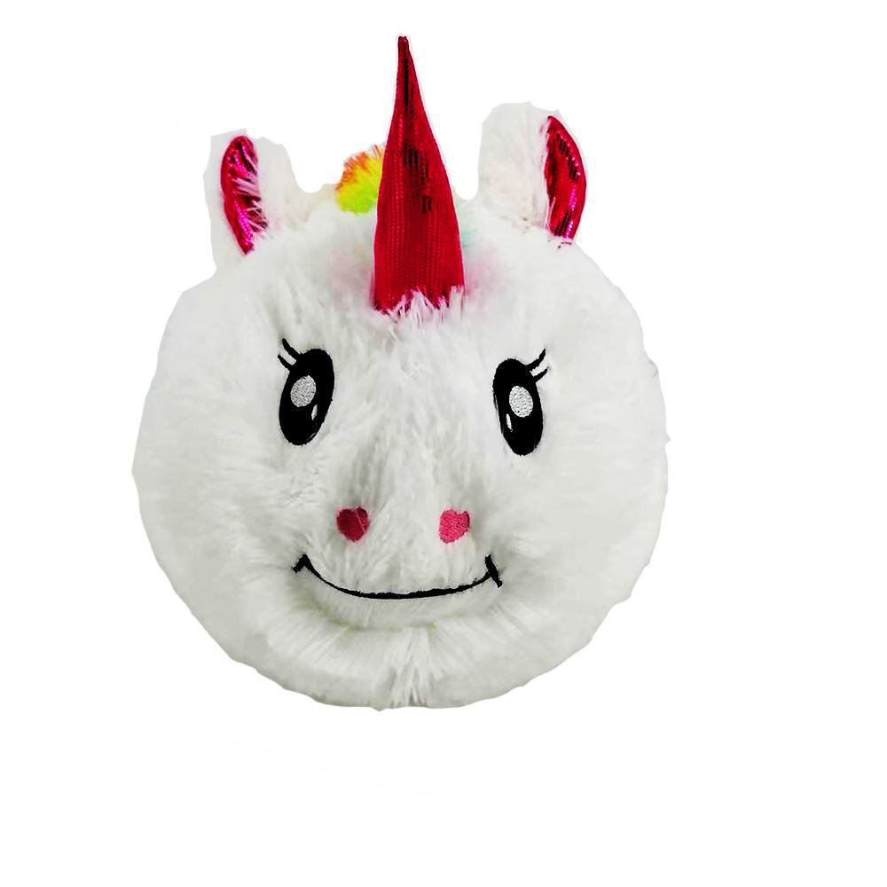 Pelota Fluffy Diseño Unicornio de 23 Cm Color Blanco Pelota Fluffy Unicornio 40 Cm - Koala…