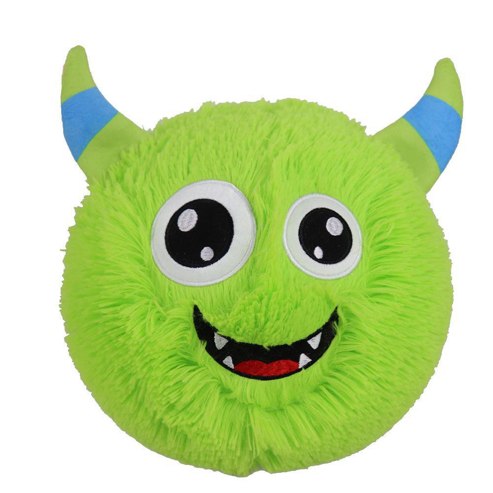 Pelota Fluffy Diseño Monstruo de 23 Cm Color Verde Pelota Fluffy Monstruo Verde de 23 Cm
