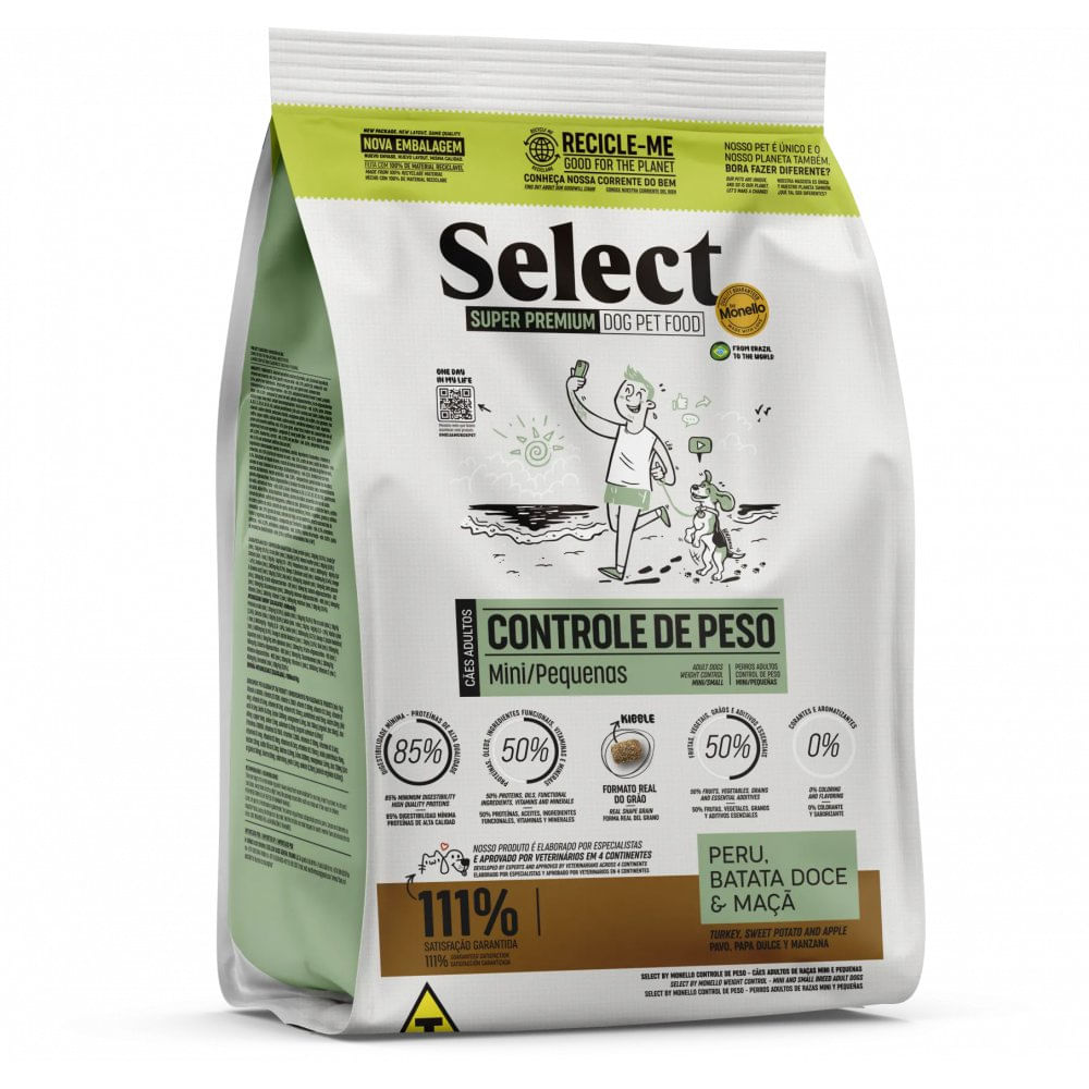Concentrado para Perro Adulto Razas Mini y Pequeñas Control de Peso Bolsa de 15 kg