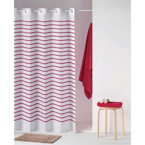 Cortina-para-Baño-Lineas-Rojas-de-200X180-Cm---Atenas