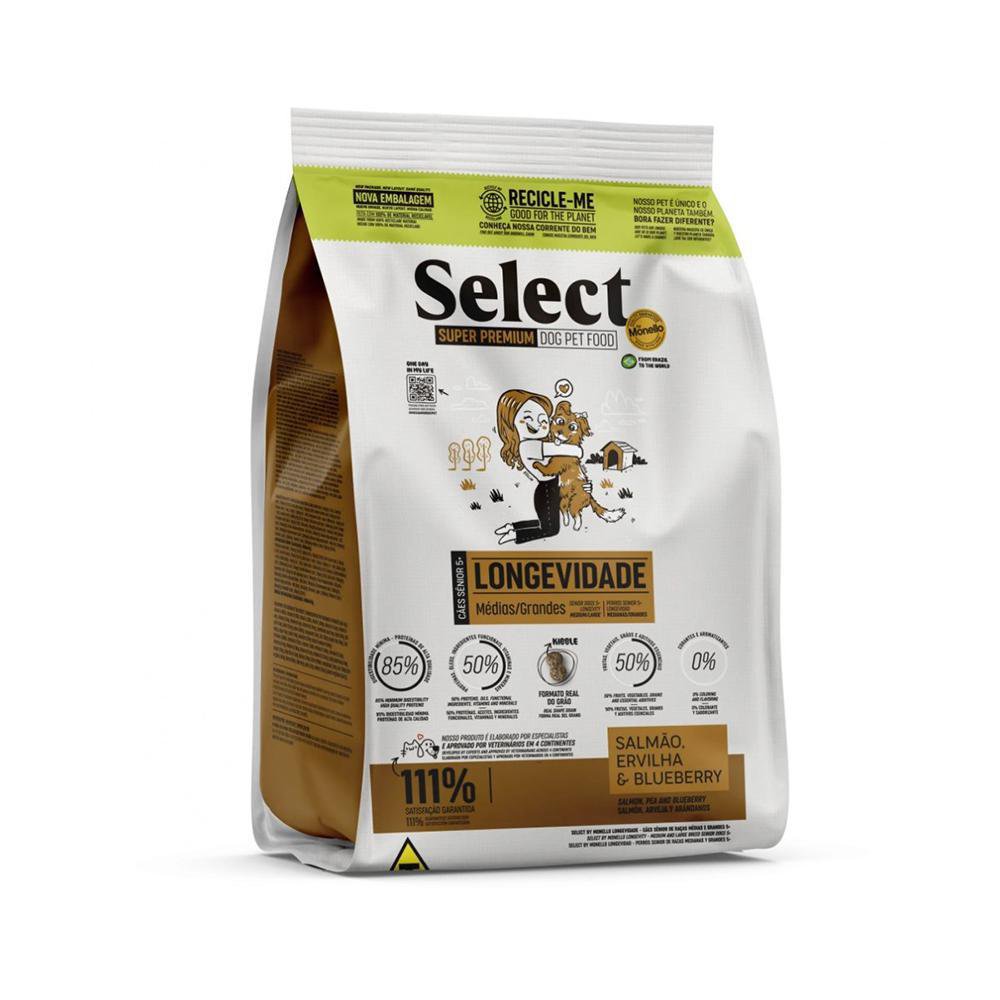 Concentrado para Perro Senior 5+ Razas Medianas y Grandes Premium con Salmón Bolsa de 7 kg