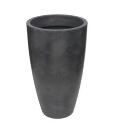 Maceta-Verona-Tall-Negro-Antiguo-52-x-90-Cm---Vassart