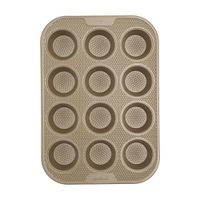 Molde-para-12-Muffins-Bronce---Good-Cook