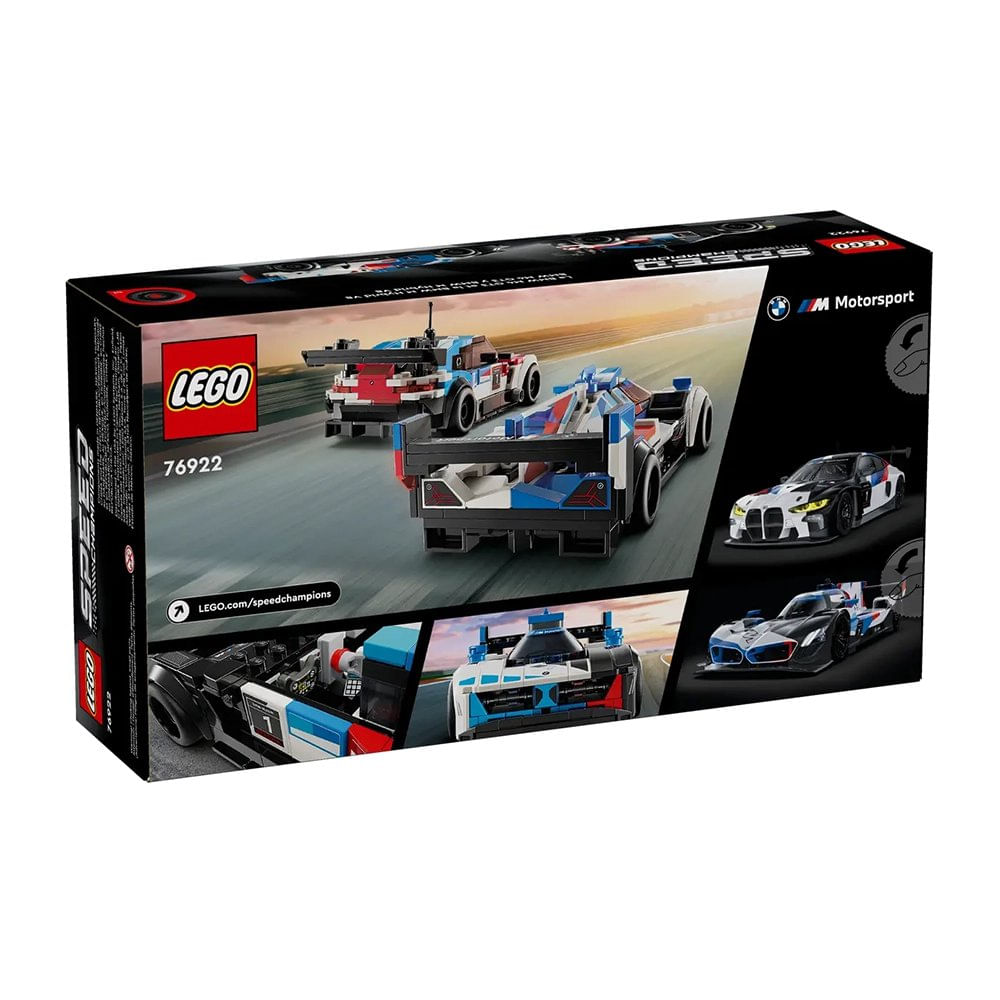 LEGO Speed Champions BMW M4 GT3 y BMW M Hybrid V8 #76922 de 676 Piezas