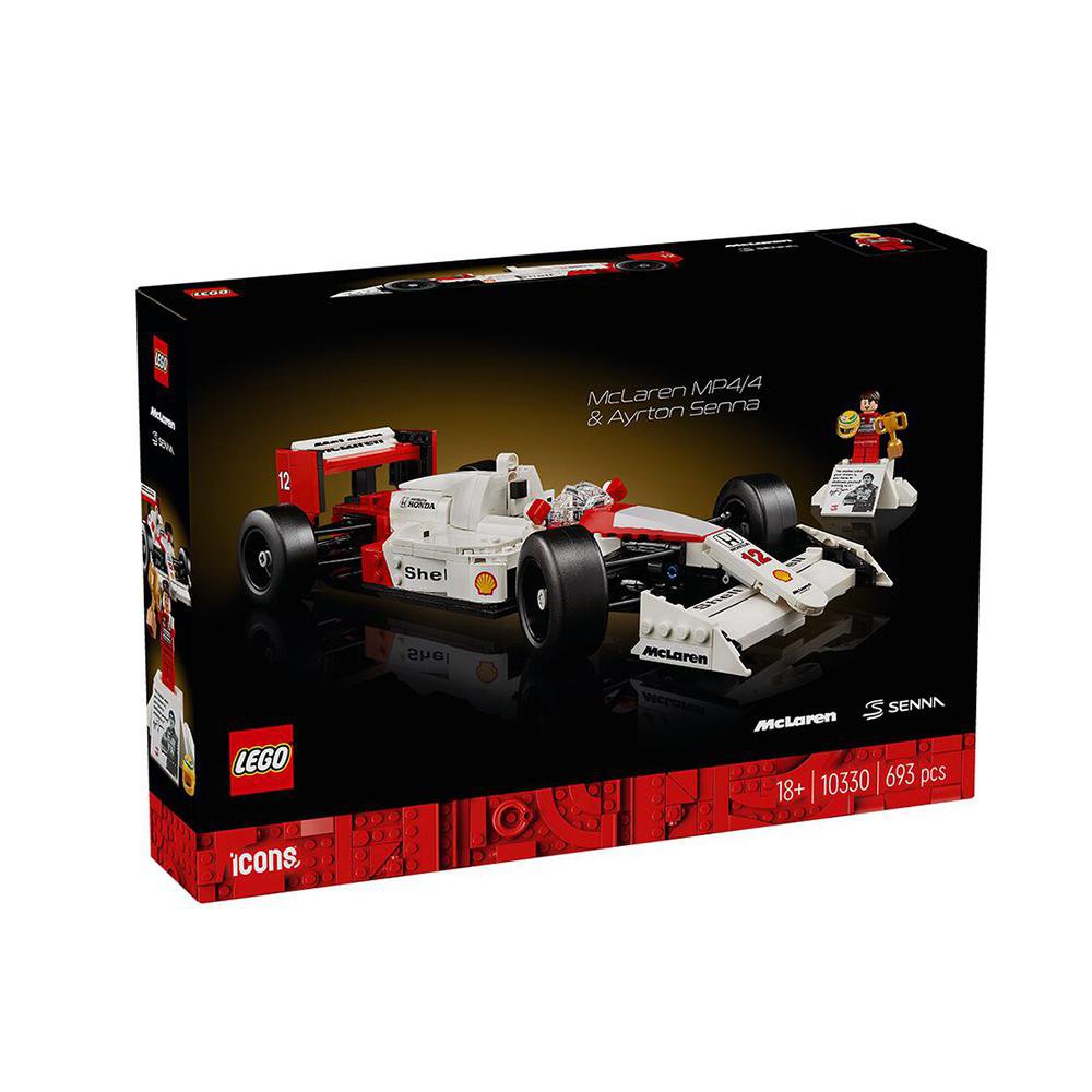 LEGO Icons McLaren MP4/4 y Ayrton Senna #10330 de 693 Piezas