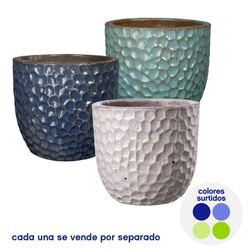 Maceta-de-Ceramica-9.85-Plg--Plg-x-11-Plg-Colores-Surtidos---Lagoon