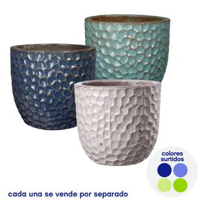 Maceta-de-Ceramica-12.21-Plg--Plg-x-15-Plg-Colores-Surtidos---Lagoon