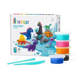 Set-de-15-Latas-de-Arcilla-Mega-Dinos---Hey-Clay