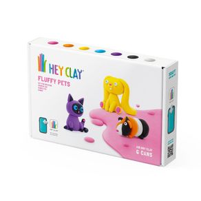Set-de-6-Latas-de-Arcilla-Animalitos-Multicolor---Hey-Clay