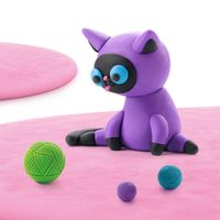 Set-de-6-Latas-de-Arcilla-Animalitos-Multicolor---Hey-Clay