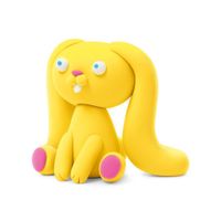 Set-de-6-Latas-de-Arcilla-Animalitos-Multicolor---Hey-Clay
