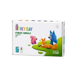 Set-de-6-Latas-de-Arcilla-Animales-del-Bosque---Hey-Clay