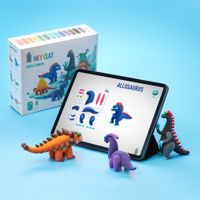 Set-de-6-Latas-de-Arcilla-Mega-Dinos---Hey-Clay