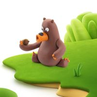 Set-de-6-Latas-De-Arcilla-Animales-del-Bosque-Grandes---Hey-Clay