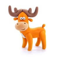 Set-de-6-Latas-De-Arcilla-Animales-del-Bosque-Grandes---Hey-Clay