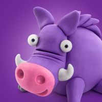 Set-de-6-Latas-De-Arcilla-Animales-del-Bosque-Grandes---Hey-Clay