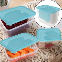 Set De Contenedores Con Tapa Celeste 17 Pzas - Jive